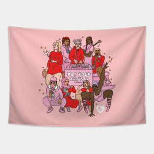 Pay Artists! Tapestry
