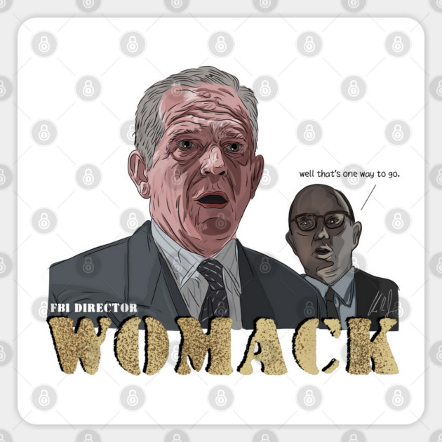 The Rock: FBI Director WOMACK Sticker by 51Deesigns
