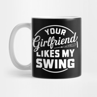 Baseball Girlfriend Quote Mug