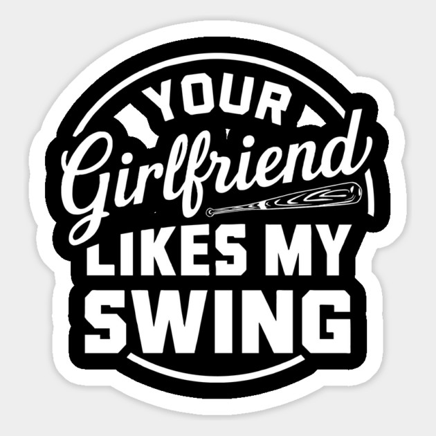 Baseball Girlfriend Quote Magnet by The WYLD Tribe