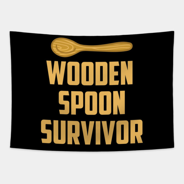 Wooden Spoon Survivor Tapestry by UrbanLifeApparel