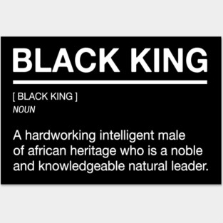 Black King - Definition Posters and Art