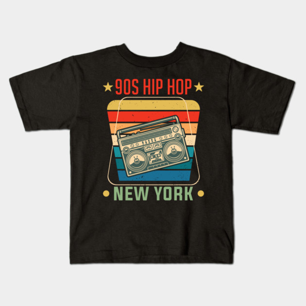 90s hip hop Kids T-Shirt by UrbanLifeApparel