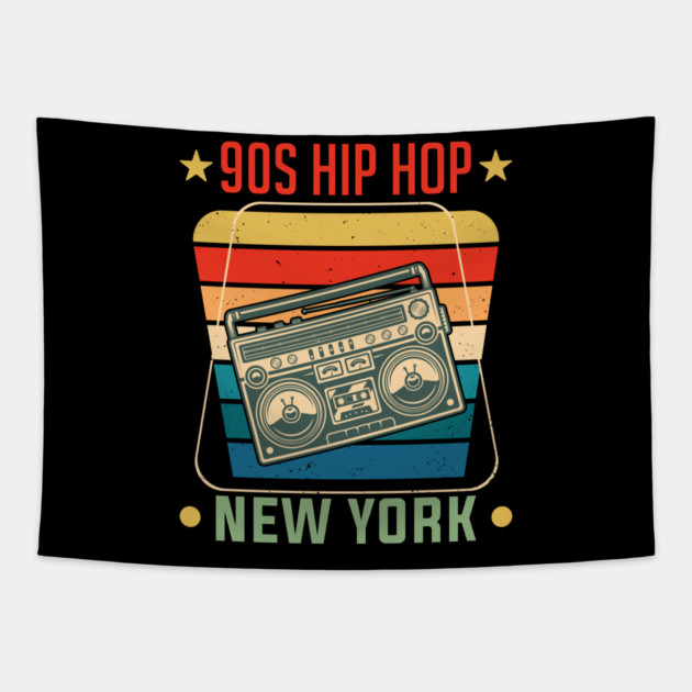 90s hip hop Tapestry by UrbanLifeApparel