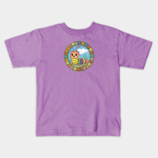 Cute Baby Caterpillar Kids T-Shirt
