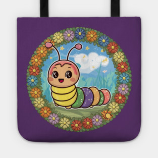 Cute Baby Caterpillar Tote