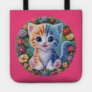 Cute Baby Kitten Tote