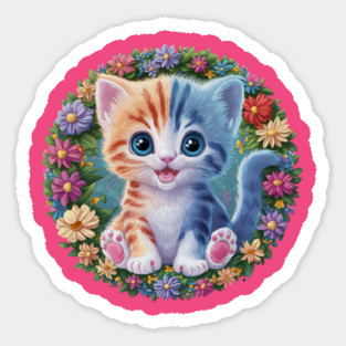 Cute Baby Kitten Magnet