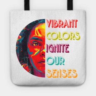 Vibrant Colors Ignite Our Senses Tote