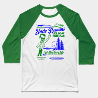 Uncle Roman's Jet Boat Rentals Baseball T-Shirt