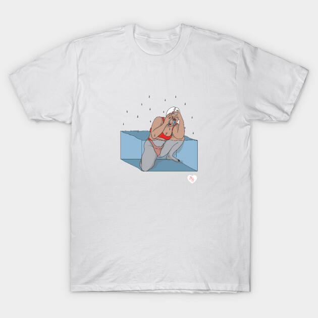 Drowning in a Glass Tank T-Shirt by AilieBanks