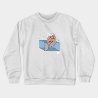 Drowning in a Glass Tank Crewneck Sweatshirt