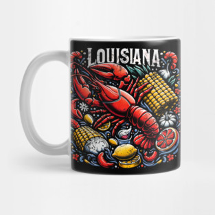 Louisiana Cajun Crawfish Boil Crayfish Crawdaddy Mug