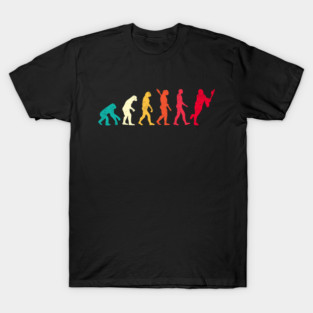 Lacrosse Evolution Funny Lacrosse Player T-Shirt