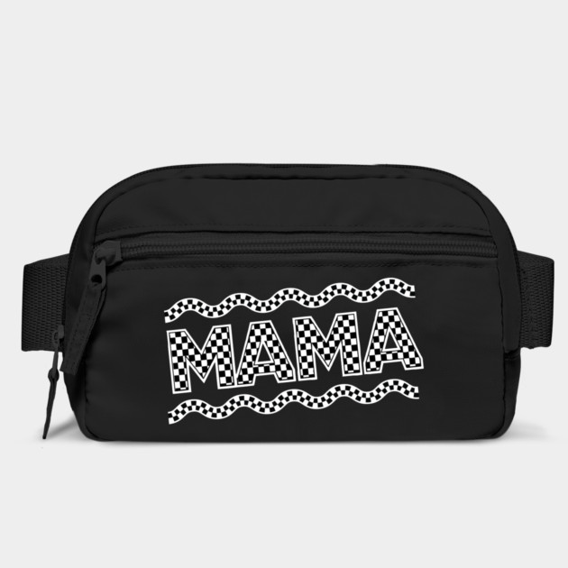 Mama Checkered Black And White by The WYLD Tribe