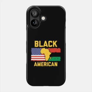 Black American Phone Case