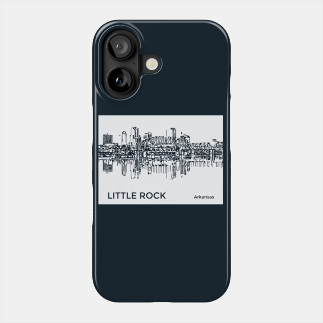 Little Rock Arkansas Phone Case by Lakeric