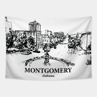 Montgomery - Alabama Tapestry