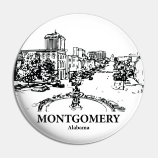 Montgomery - Alabama Pin