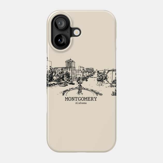 Montgomery - Alabama Phone Case by Lakeric
