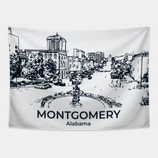 Montgomery - Alabama Tapestry