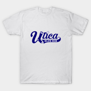 Vintage Utica Blue Sox Baseball 1944 T-Shirt