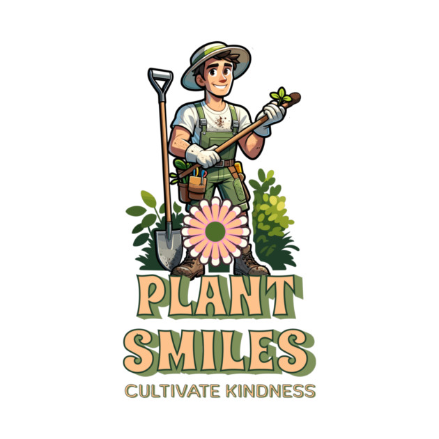 Plant Smiles Cultivate Kindness by Vinokurio