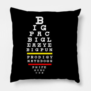 90s hip hop legends Pillow