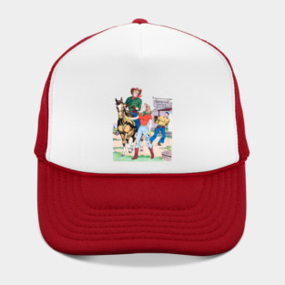 REVISTANGO #384 - Sheriff’s Office Showdown How Broncho Bill and the Blonde Brought in the Bad Man, Western, Vintage Art Retro Style Comic Pulp Hat