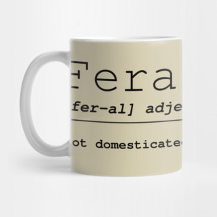 Feral Definition Mug