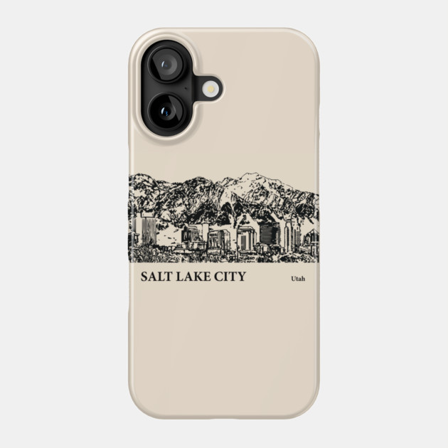 Salt Lake City - Utah Phone Case by Lakeric