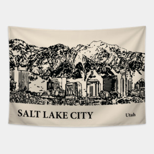 Salt Lake City - Utah Tapestry