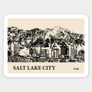 Salt Lake City - Utah Sticker
