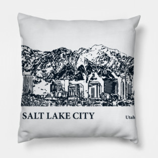 Salt Lake City - Utah Pillow