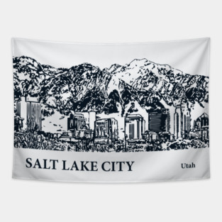 Salt Lake City - Utah Tapestry