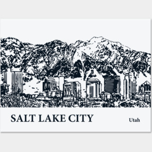 Salt Lake City - Utah Posters and Art