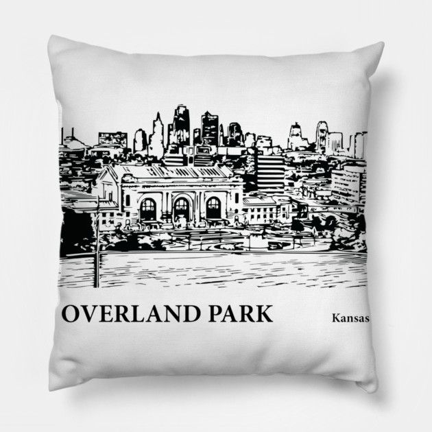 Overland Park Kansas Pillow by Lakeric