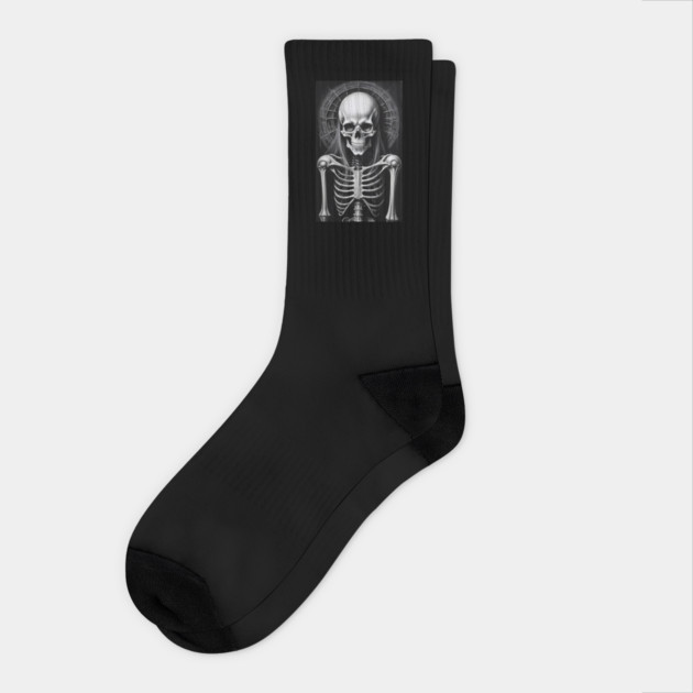 Twisted Skeleton 5 Socks by Grave Digs