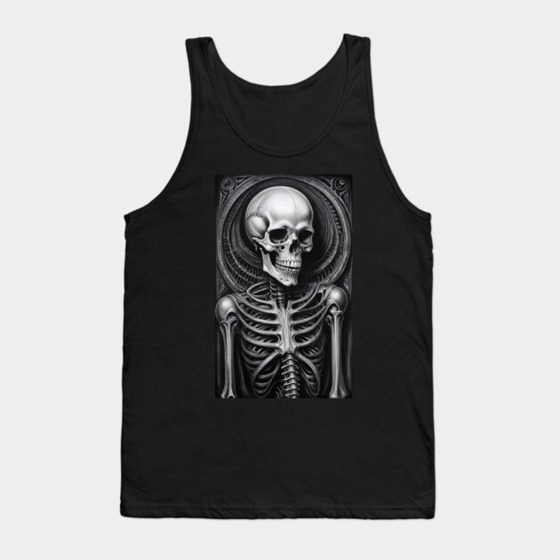 Twisted Skeleton 8 Tank Top by Grave Digs