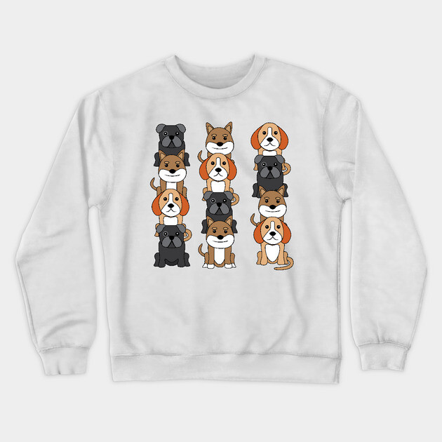 Dogs! Crewneck Sweatshirt by DickinsonDesign