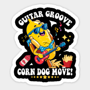 Corn Dog Sticker