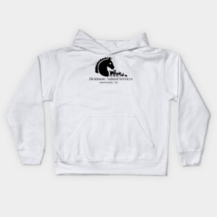 Dickinson Animal Services Logo Kids Hoodie