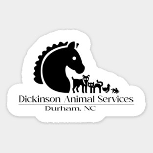 Dickinson Animal Services Logo Sticker