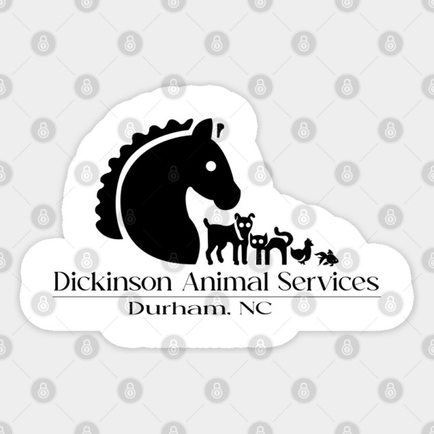 Dickinson Animal Services Logo Sticker by DickinsonDesign