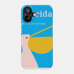 Florida vintage style travel poster Phone Case