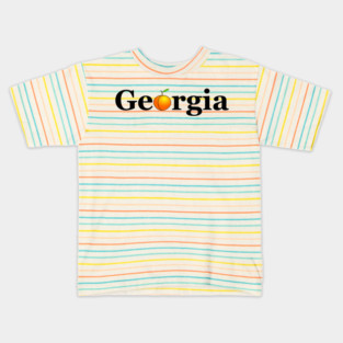 Georgia Peach Kids T-Shirt