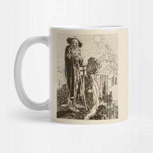 Vintage Witchcraft/Wizard Illustration Mug