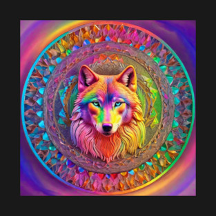 Wolf Mandala T-Shirt