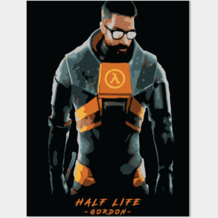 Half life Gordon Posters and Art