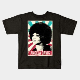 Vintage Retro Angela Davis Kids T-Shirt